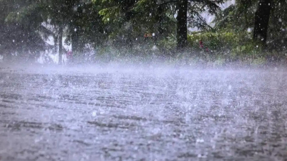 海口暴雨红色预警热搜配图